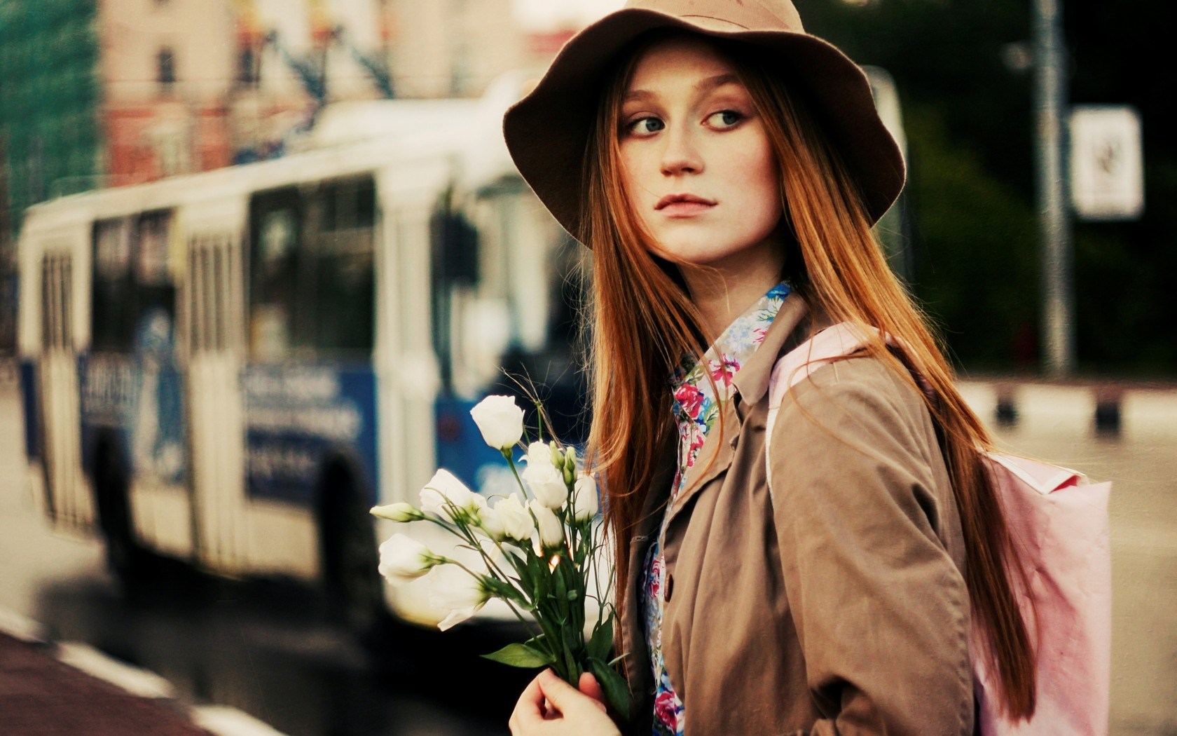 City Girl Flowers Photo Hd Wallpaper Матроны Ru