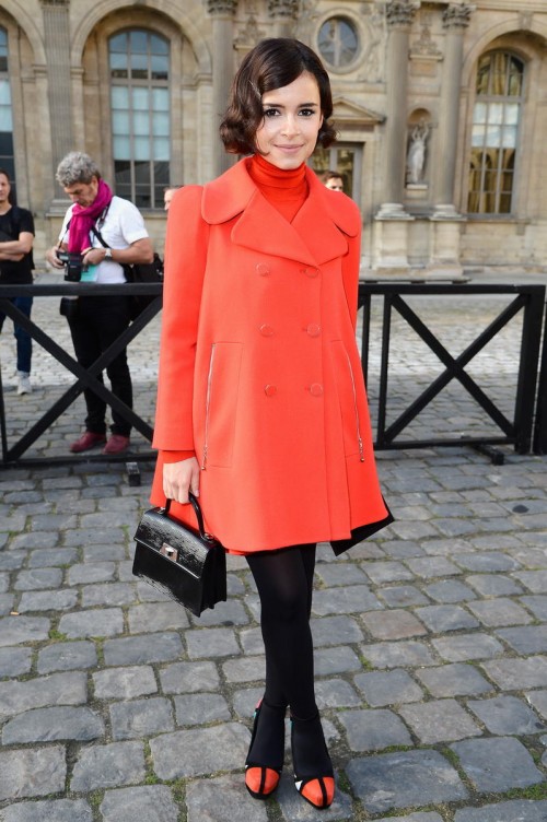 Louis Vuitton: Front Row - Paris Fashion Week Womenswear Spring/Summer 2014