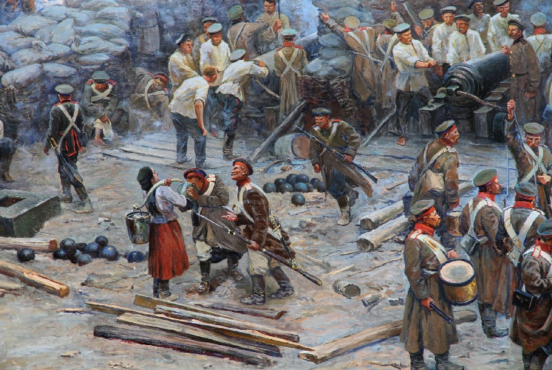 Панорама «Оборона Севастополя», фрагмент