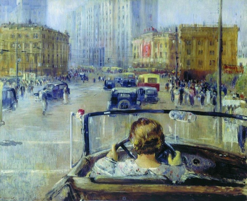  Ю. Пименов «Новая Москва», 1937 г.