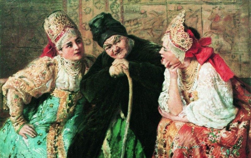 К. Е. Маковский, «Сваха», 1900-е 