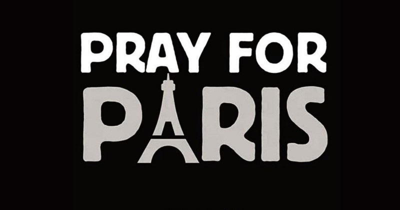 PrayForParisTribute