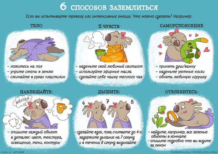6 способов успокоиться при тревоге и интенсивных эмоциях () 6 способов успокоиться при тревоге и интенсивных эмоциях