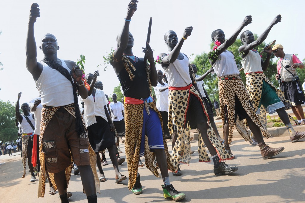 Rehearsals for South Sudan Independence Celebrations