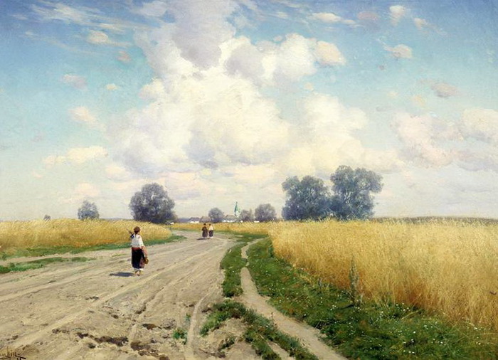 К. Крыжицкий. Дорога. 1899 г.