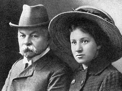 Иван Владимирович Цветаев с дочерью Анастасией