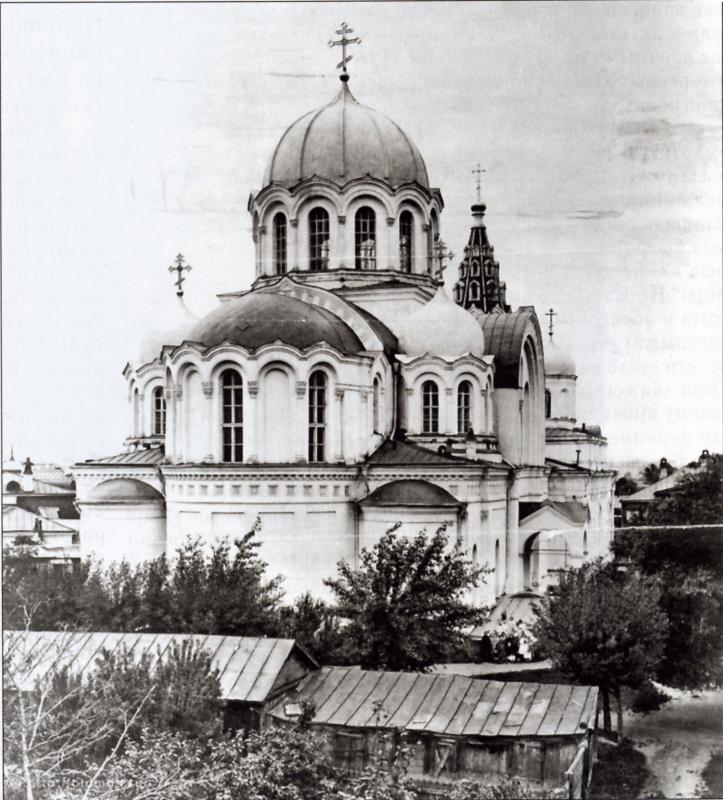 Храм Казанской Божией Матери у Калужских ворот съёмка 1898 года